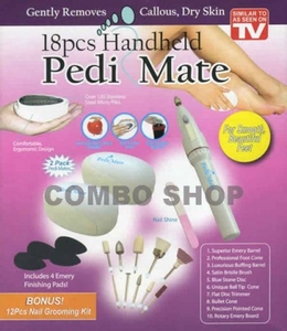 НАБОР ДЛЯ МАНИКЮРА И ПЕДИКЮРА PEDI MATE 18 ПРЕДМЕТОВ